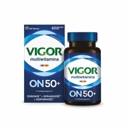 Zdjęcie VIGOR Multiwitamina On 50+ 60 tabletek