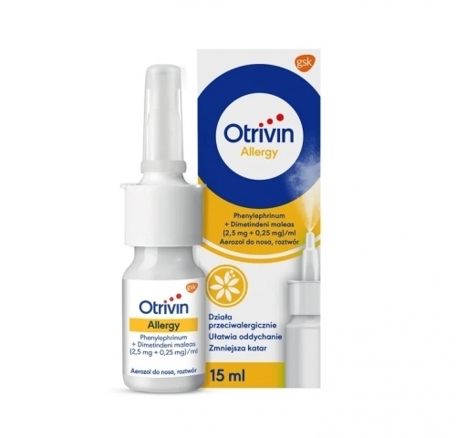 Zdjęcie OTRIVIN ALLERGY aerozol do nosa 15 ml