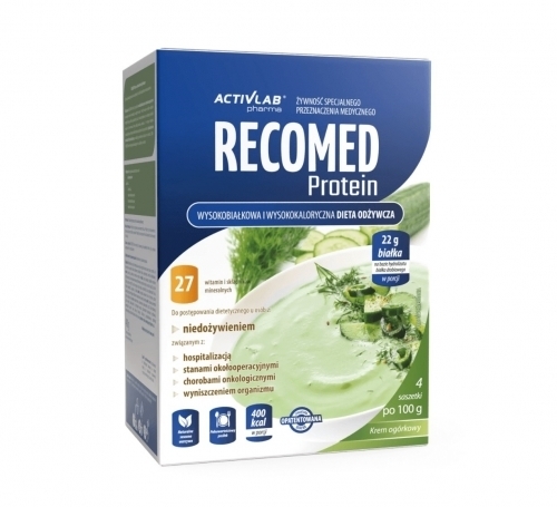 Zdjęcie ACTIVLAB RECOMED PROTEIN Krem ogórkowy 4 saszetki