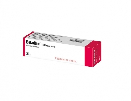 Zdjęcie BETADINE 100 mg/g maść 20 g IMPORT RÓWNOLEGŁY