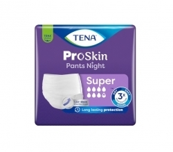 Zdjęcie TENA PANTS PROSKIN SUPER NIGHT Majtki chłonne rozmiar L 10 sztuk