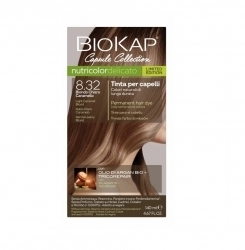 Zdjęcie BIOKAP NUTRICOLOR DELICATO farba do włosów w kolorze 8.32 karmel jasny blond 140 ml