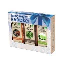 Zdjęcie PUREO MOC ZIMOWEJ RADOŚCI Zestaw naturalnych olejków eterycznych 3 x 10 ml