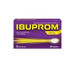 Zdjęcie IBUPROM 200 mg 20 tabletek