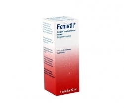 Zdjęcie FENISTIL 1 mg/1 ml krople doustne 20 ml IMPORT RÓWNOLEGŁY