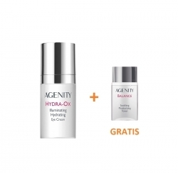 Zdjęcie AGENITY HYDRA-OX Rozświetlająco-nawilżający krem pod oczy 15 ml + Tonik 50 ml GRATIS