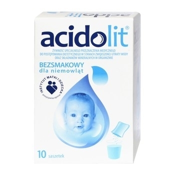 Zdjęcie ACIDOLIT bezsmakowy dla niemowląt 10 saszetek