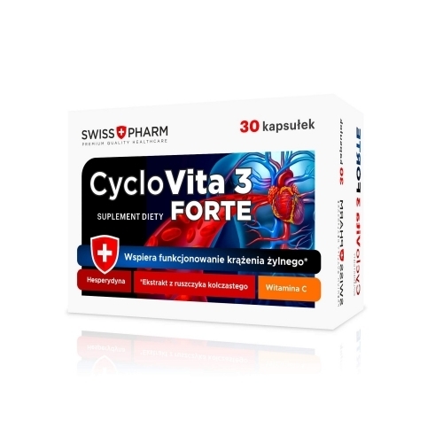 Zdjęcie CYCLOVITA 3 FORTE 30 kapsułek SWISS+PHARM