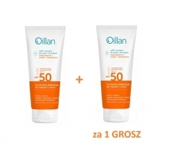 Zdjęcie OILLAN Ochronna emulsja SPF50+ 100 ml + OILLAN Ochronna emulsja SPF50+ 100 ml ZA 1 GROSZ