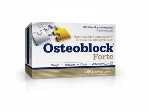 Zdjęcie OLIMP OSTEOBLOCK FORTE Formuła dla zdrowych kości 60 tabletek