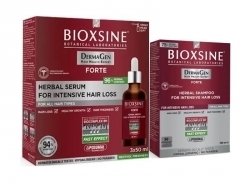 Zdjęcie BIOXSINE DERMAGEN FORTE ZESTAW przeciw intensywnemu wypadaniu włosów Serum 3 x 50 ml +Szampon 300 ml