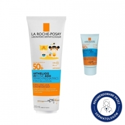 Zdjęcie LA ROCHE-POSAY ANTHELIOS UVMUNE 400 Dermo Pediatrics Mleczko nawilżające SPF50+ 250ml+GRATIS 15 ml