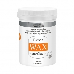 Zdjęcie PILOMAX WAX NaturClassic BLONDA Maska regenerująca do włosów jasnych 240 ml