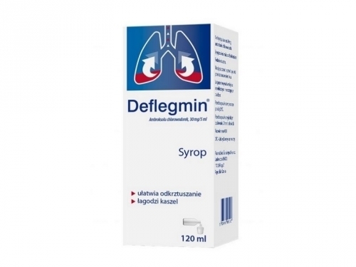 Zdjęcie DEFLEGMIN 30 mg/5ml syrop 120 ml