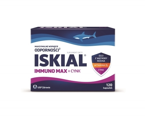 Zdjęcie ISKIAL IMMUNO MAX + CYNK 120 kapsułek