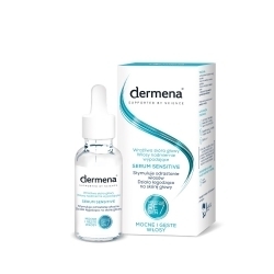Zdjęcie DERMENA SENSITIVE Serum do wrażliwej skóry głowy i nadmiernie wypadających włosów 50 ml