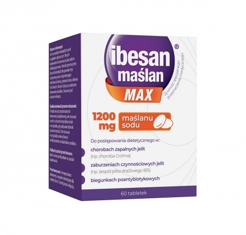 Zdjęcie IBESAN MAŚLAN MAX 60 tabletek