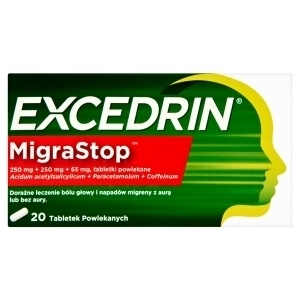 Zdjęcie EXCEDRIN MIGRA STOP 20 tabletek