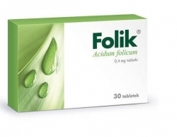 Zdjęcie FOLIK 0,4 mg 30 tabletek