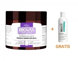 Zdjęcie BIOVAX SEBOCONTROL Normalizująca maska nawilżająca 250 ml + MINI SZAMPON 50 ml GRATIS