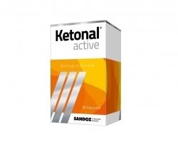 Zdjęcie KETONAL ACTIVE 50 mg 30 kapsułek