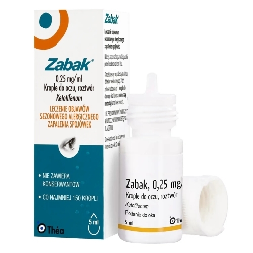 Zdjęcie ZABAK 0,25 mg/ml krople do oczu 5 ml