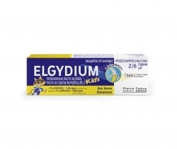 Zdjęcie ELGYDIUM KIDS Fluorinol Protect+ Pasta w postaci żelu bananowa 2-6 lat 50 ml