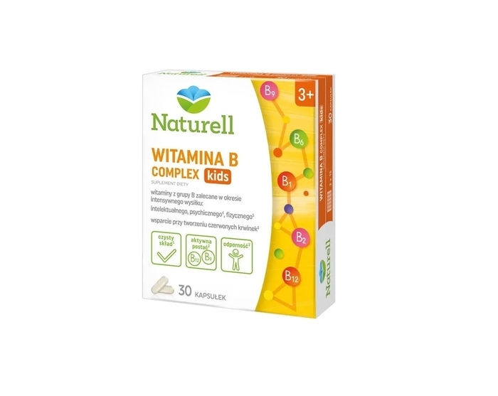 NATURELL WITAMINA B Complex Kids 30 Kapsułek W Apteka Internetowa ...