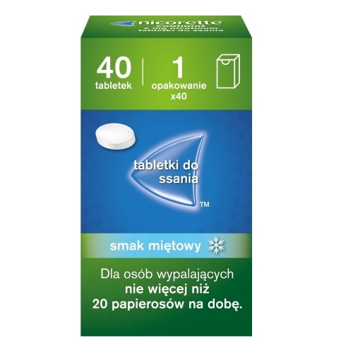 Zdjęcie NICORETTE COOLMINT 2 mg 40 tabletek do ssania