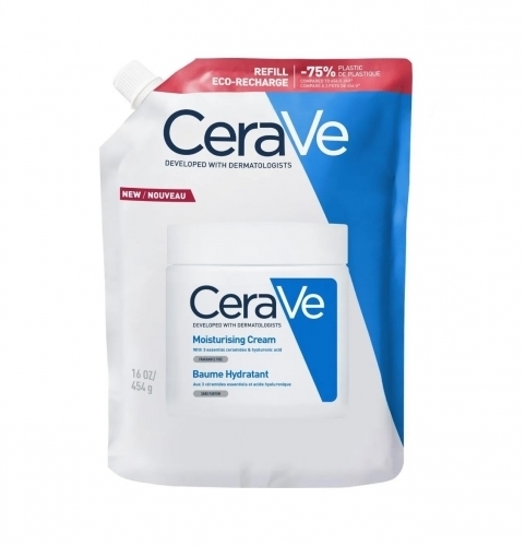 Zdjęcie CERAVE Nawilżający Balsam do twarzy i ciała 454 g REFILL-zapas