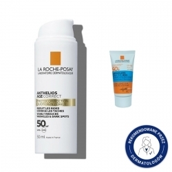 Zdjęcie LA ROCHE-POSAY ANTHELIOS Fotoprotekcja SPF50 Krem 50 ml + GRATIS FLUIDE INVISIBLE 15 ml