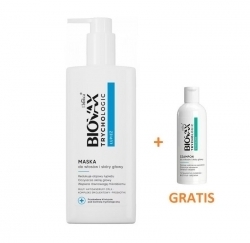 Zdjęcie BIOVAX TRYCHOLOGIC ŁUPIEŻ Maska do włosów i skóry głowy 200 ml + MINI SZAMPON 50 ml GRATIS