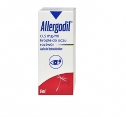 Zdjęcie ALLERGODIL krople do oczu 0,5 mg/ml  6 ml