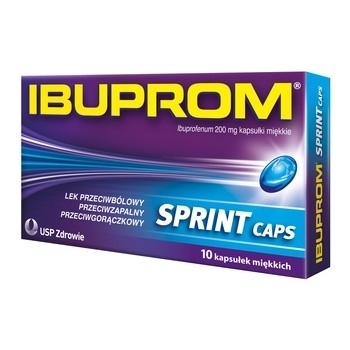Zdjęcie IBUPROM SPRINT CAPS 10 kapsułek