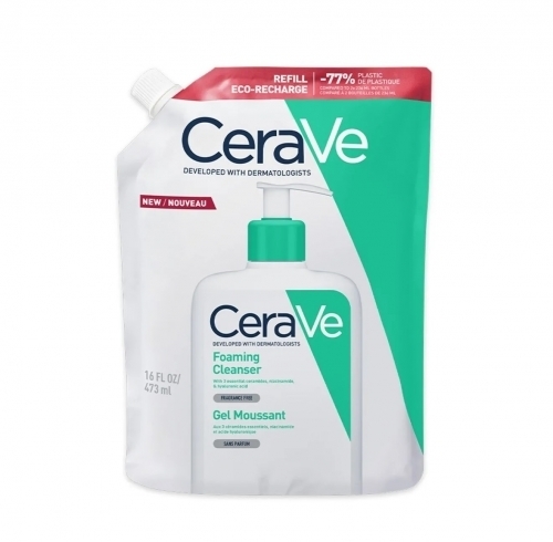 Zdjęcie CERAVE Oczyszczający Żel do mycia twarzy i ciała 473 ml REFILL-zapas