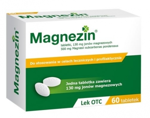 Zdjęcie MAGNEZIN 500 mg 60 tabletek