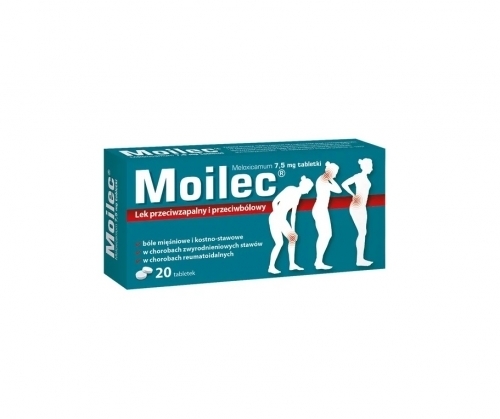 Zdjęcie MOILEC 7,5 mg 20 tabletek