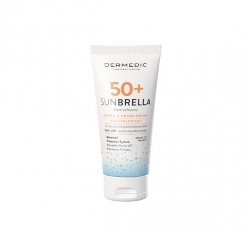 Zdjęcie DERMEDIC SUNBRELLA SPF50+ krem ochronny do skóry naczynkowej 50 g