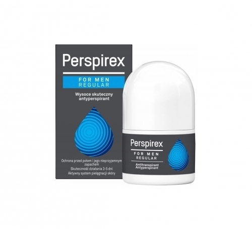 Zdjęcie PERSPIREX FOR MEN REGULAR Antyperspirant roll-on 20 ml