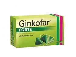 Zdjęcie GINKOFAR FORTE 80 mg 60 tabletek