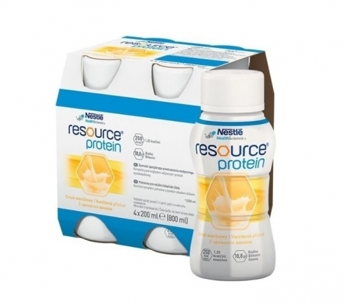 Zdjęcie RESOURCE PROTEIN smak waniliowy 4 butelki 200 ml