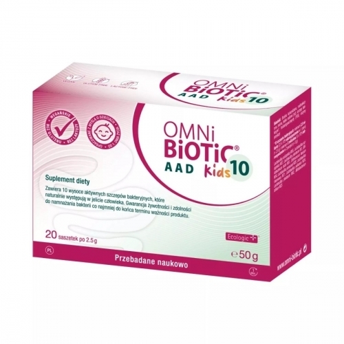 Zdjęcie OMNI BIOTIC 10 AAD KIDS 20 saszetek po 2,5 g