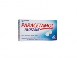 Zdjęcie PARACETAMOL 500 mg FILOFARM 20 tabletek
