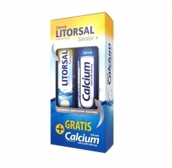 Zdjęcie ZDROVIT LITORSAL SENIOR+ 24 tabletki musujące + Zdrovit Calcium 20 tabletek musujących GRATIS