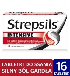 Zdjęcie STREPSILS Intensive 16 tabletek do ssania