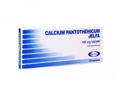 Zdjęcie CALCIUM PANTOTHENICUM JELFA 100 mg 50 tabletek