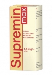 Zdjęcie SUPREMIN MAX 1,5 mg/ml syrop 150 ml