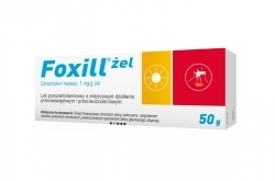 Zdjęcie FOXILL 1 mg/g żel na skórę na poparzenia i ukąszenia owadów 50 g