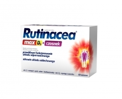 Zdjęcie RUTINACEA MAX D3 + Czosnek 60 tabletek