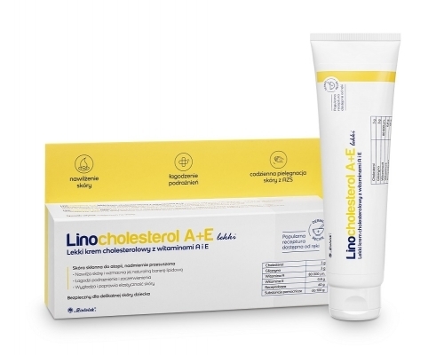 Zdjęcie LINOCHOLESTEROL A+E Krem lekki cholesterolowy z witaminami A+E 80 g